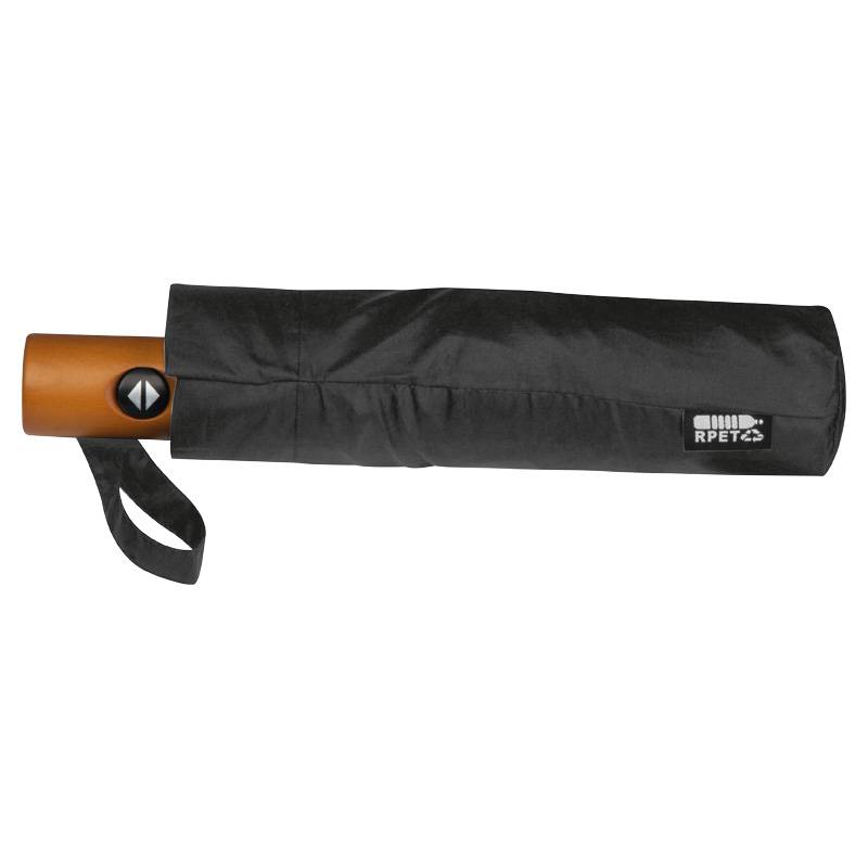 RPET deštník, černá RPET deštník, černá
