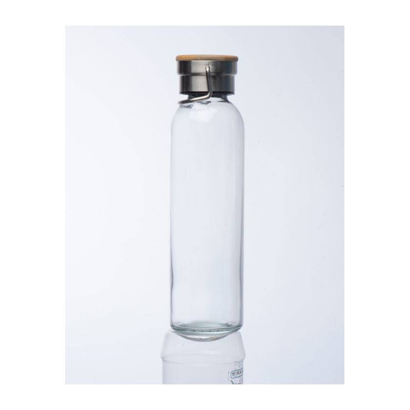 Skleněná láhev s neoprenovým krytem, ??600 ml, černá Skleněná láhev s neoprenovým krytem, ??600 ml, černá