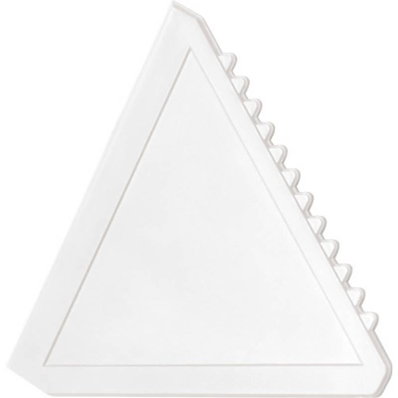 ŠKRABKA trojuholníková plastová škrabka, biela ŠKRABKA trojuholníková plastová škrabka, biela
