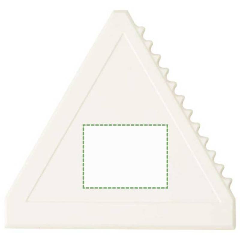 ŠKRABKA trojuholníková plastová škrabka, biela ŠKRABKA trojuholníková plastová škrabka, biela