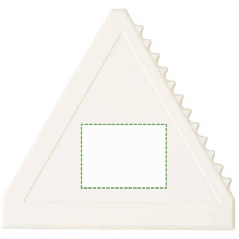 ŠKRABKA trojuholníková plastová škrabka, biela ŠKRABKA trojuholníková plastová škrabka, biela