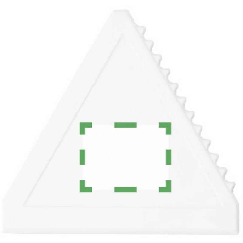 ŠKRABKA trojuholníková plastová škrabka, biela ŠKRABKA trojuholníková plastová škrabka, biela