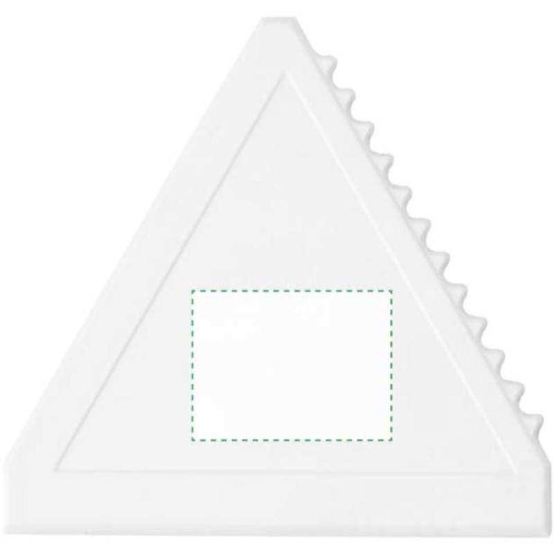 ŠKRABKA trojuholníková plastová škrabka, biela ŠKRABKA trojuholníková plastová škrabka, biela