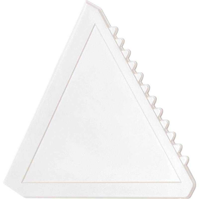 ŠKRABKA trojuholníková plastová škrabka, biela ŠKRABKA trojuholníková plastová škrabka, biela
