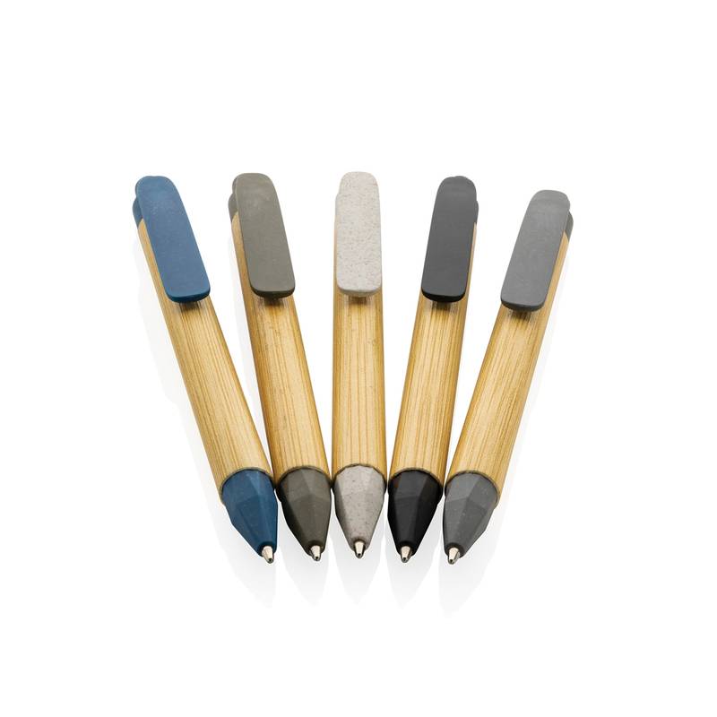 Guľôčkové pero z recyklovaného papiera, čierna Guľôčkové pero z recyklovaného papiera, čierna