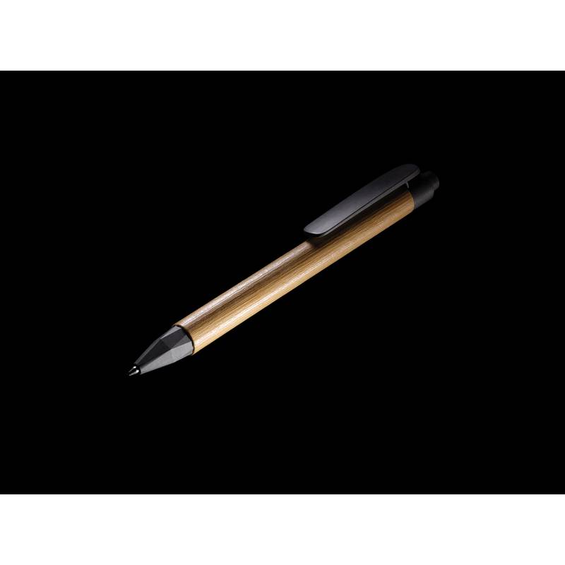 Guľôčkové pero z recyklovaného papiera, čierna Guľôčkové pero z recyklovaného papiera, čierna