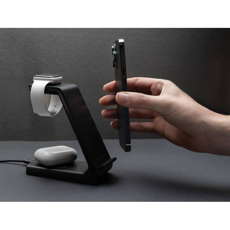 Bezdrôtová nabíjačka Urban Vitamin Fairfield 3v1 z RCS RABS, čierna Bezdrôtová nabíjačka Urban Vitamin Fairfield 3v1 z RCS RABS, čierna