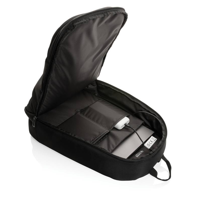 "Moderní batoh na 15,6"" notebook Swiss Peak z RPET AWARE™, černá"
