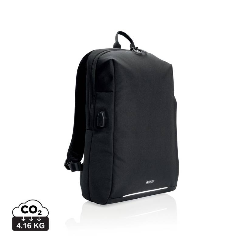 "RFID USB batoh na 15,6"" notebook Swiss Peak z RPET AWARE™, černá" "RFID USB batoh na 15,6"" notebook Swiss Peak z RPET AWARE™, černá"