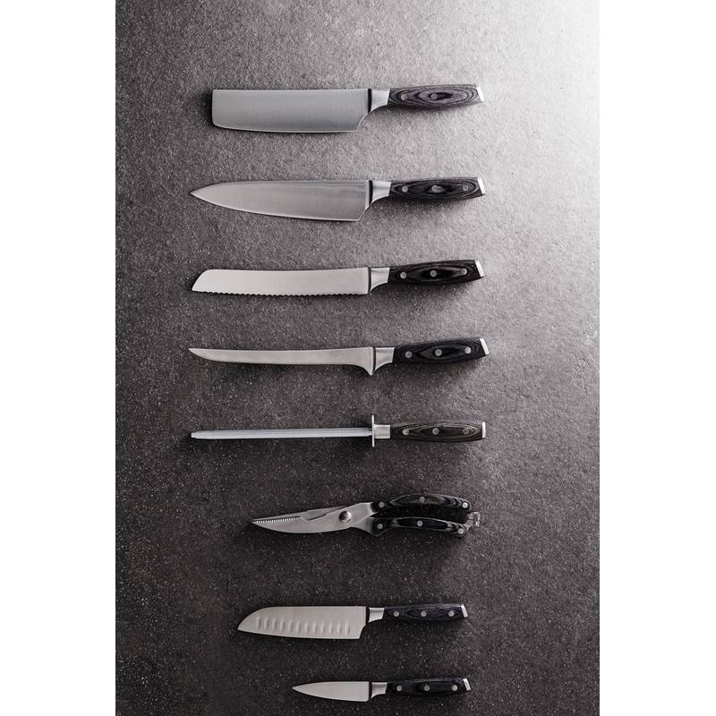 Nôž VINGA Kaiser Santoku, sivá strieborná Nôž VINGA Kaiser Santoku, sivá strieborná