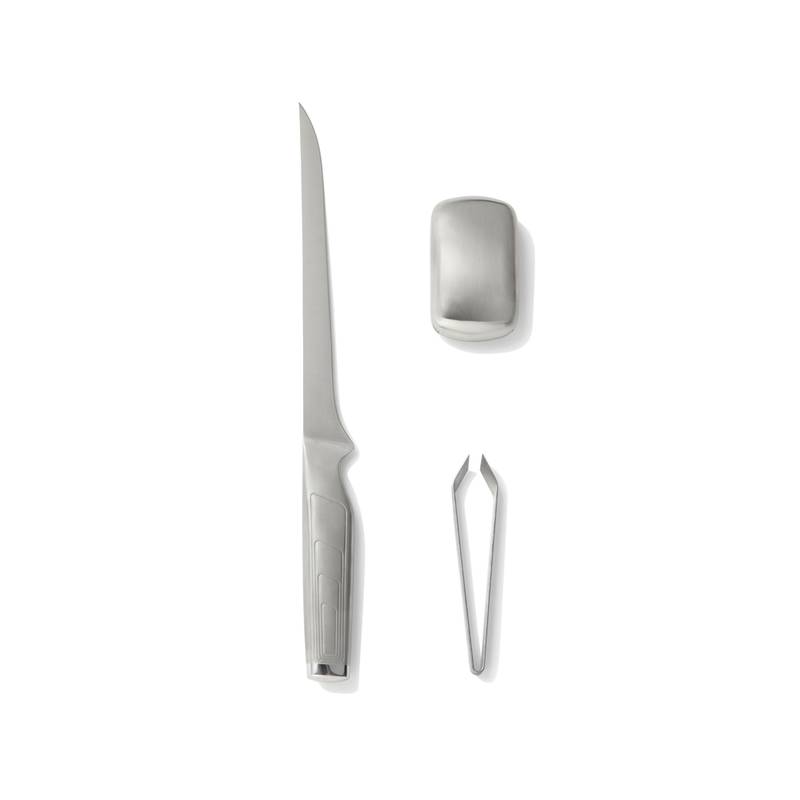 Filetovací souprava VINGA Hattasan, šedá stříbrná Filetovací souprava VINGA Hattasan, šedá stříbrná
