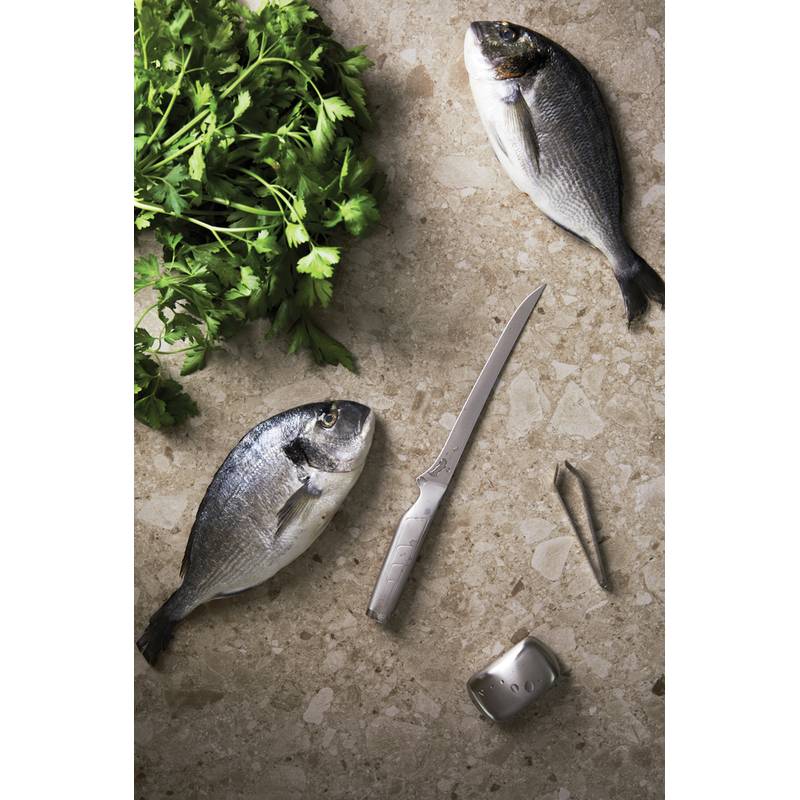 Filetovací souprava VINGA Hattasan, šedá stříbrná Filetovací souprava VINGA Hattasan, šedá stříbrná