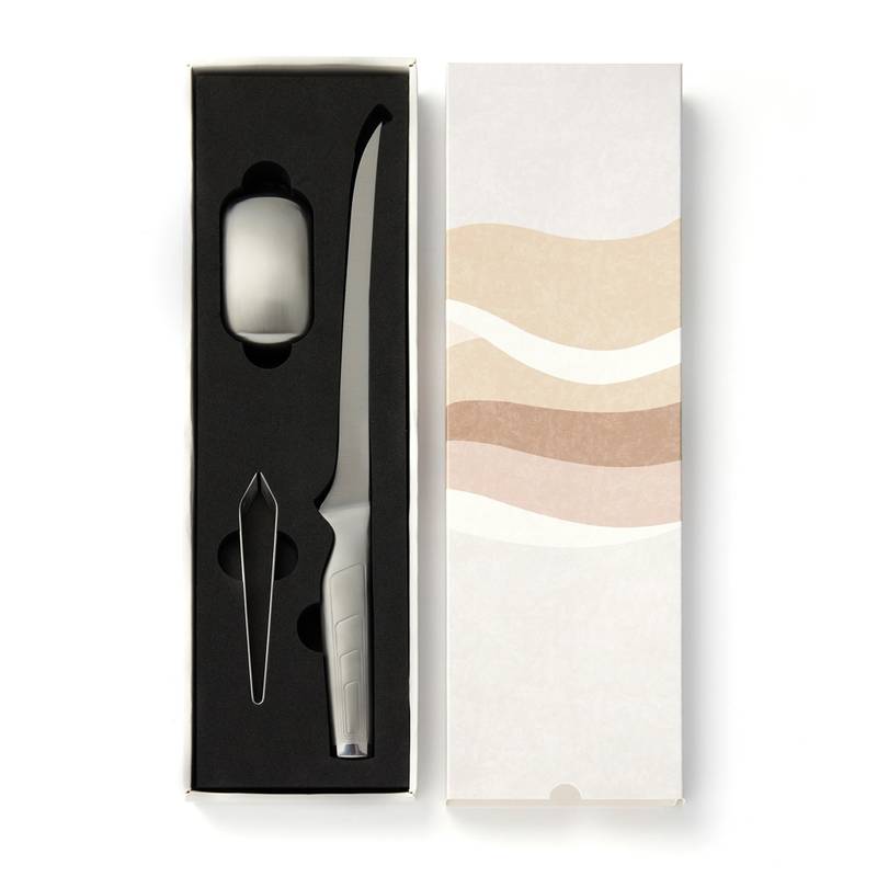 Filetovací souprava VINGA Hattasan, šedá stříbrná Filetovací souprava VINGA Hattasan, šedá stříbrná