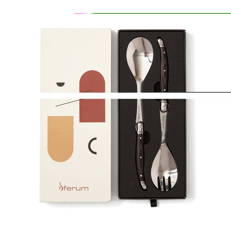 Servírovací příbor VINGA Gigaro, šedá stříbrná Servírovací příbor VINGA Gigaro, šedá stříbrná