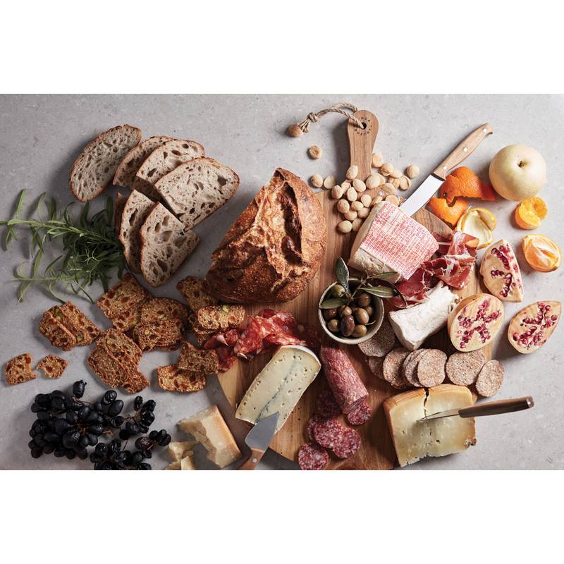 Kulatá servírovací deska VINGA Buscot, hnědá Kulatá servírovací deska VINGA Buscot, hnědá