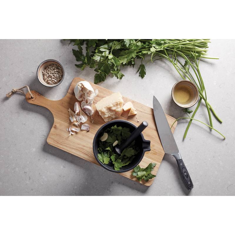 Obdélníková servírovací deska VINGA Buscot, hnědá Obdélníková servírovací deska VINGA Buscot, hnědá