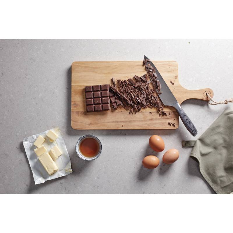 Obdélníková servírovací deska VINGA Buscot, hnědá Obdélníková servírovací deska VINGA Buscot, hnědá