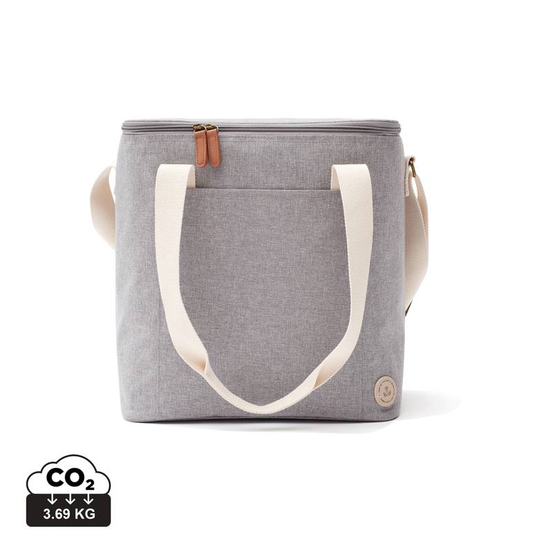 Veľká chladiaca taška VINGA RPET Sortino, sivá Veľká chladiaca taška VINGA RPET Sortino, sivá