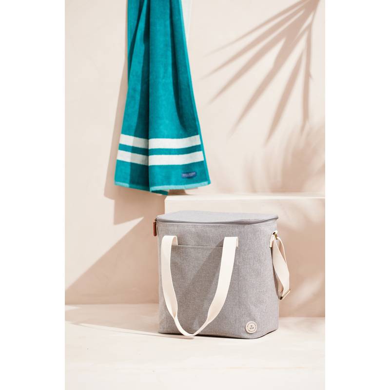 Veľká chladiaca taška VINGA RPET Sortino, sivá Veľká chladiaca taška VINGA RPET Sortino, sivá