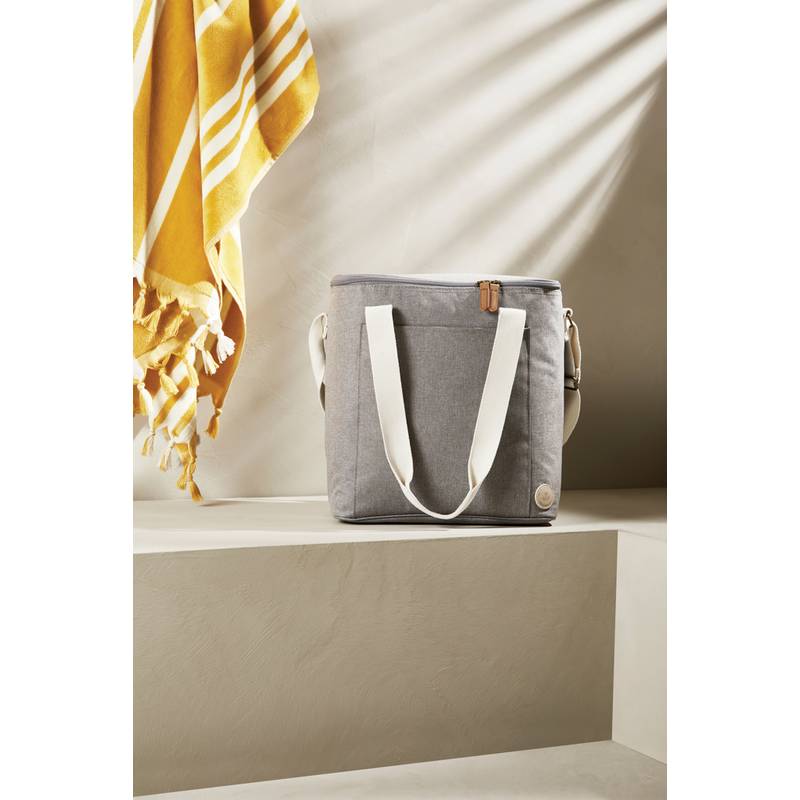 Veľká chladiaca taška VINGA RPET Sortino, sivá Veľká chladiaca taška VINGA RPET Sortino, sivá