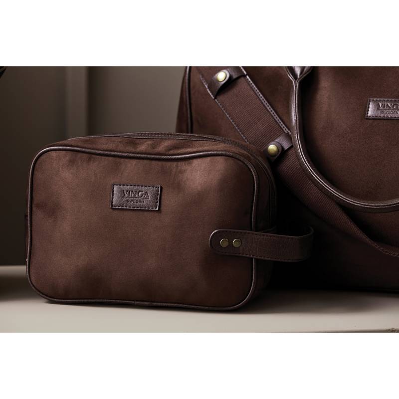 Toaletní taštička VINGA Hunton, hnědá Toaletní taštička VINGA Hunton, hnědá