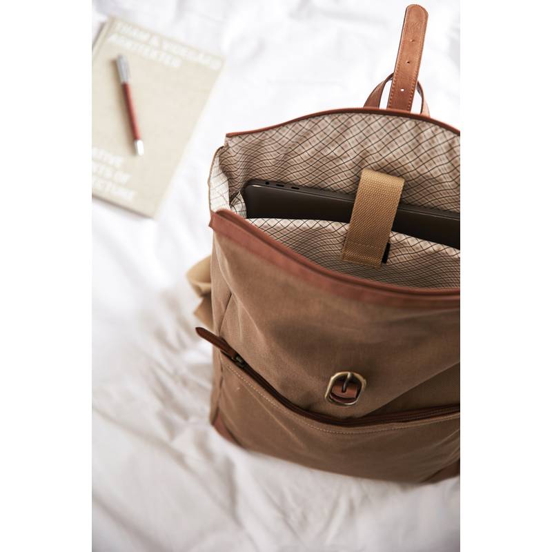 Batoh VINGA Sloane RPET, hnedá Batoh VINGA Sloane RPET, hnedá