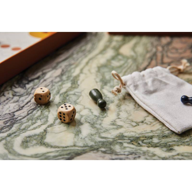 Stolní hra VINGA Ludo, hnědá Stolní hra VINGA Ludo, hnědá