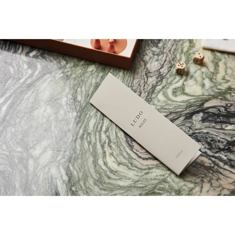 Stolní hra VINGA Ludo, hnědá Stolní hra VINGA Ludo, hnědá