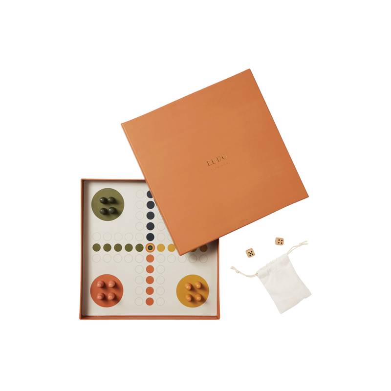 Stolní hra VINGA Ludo, hnědá Stolní hra VINGA Ludo, hnědá