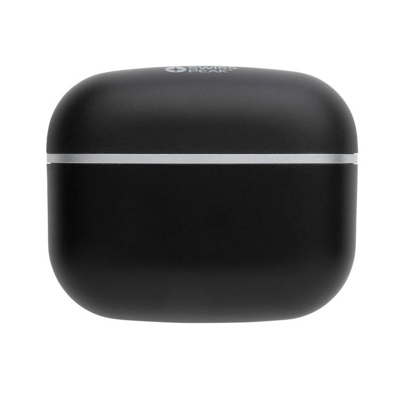 Swiss Peak TWS sluchátka 2.0 z RCS recyklovaného plastu, černá Swiss Peak TWS sluchátka 2.0 z RCS recyklovaného plastu, černá