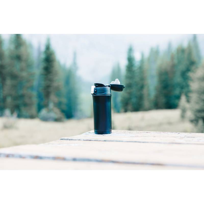 Termohrnek Easy lock z RCS recyklované oceli, černá Termohrnek Easy lock z RCS recyklované oceli, černá