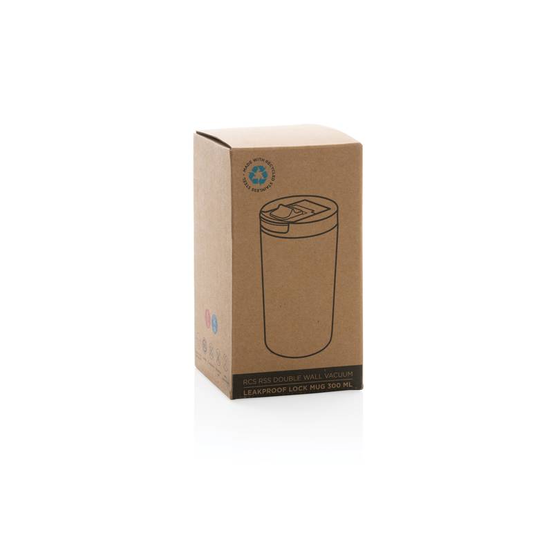 Nepropustný termohrnek na zámek z RCS recykl. oceli, modrá Nepropustný termohrnek na zámek z RCS recykl. oceli, modrá