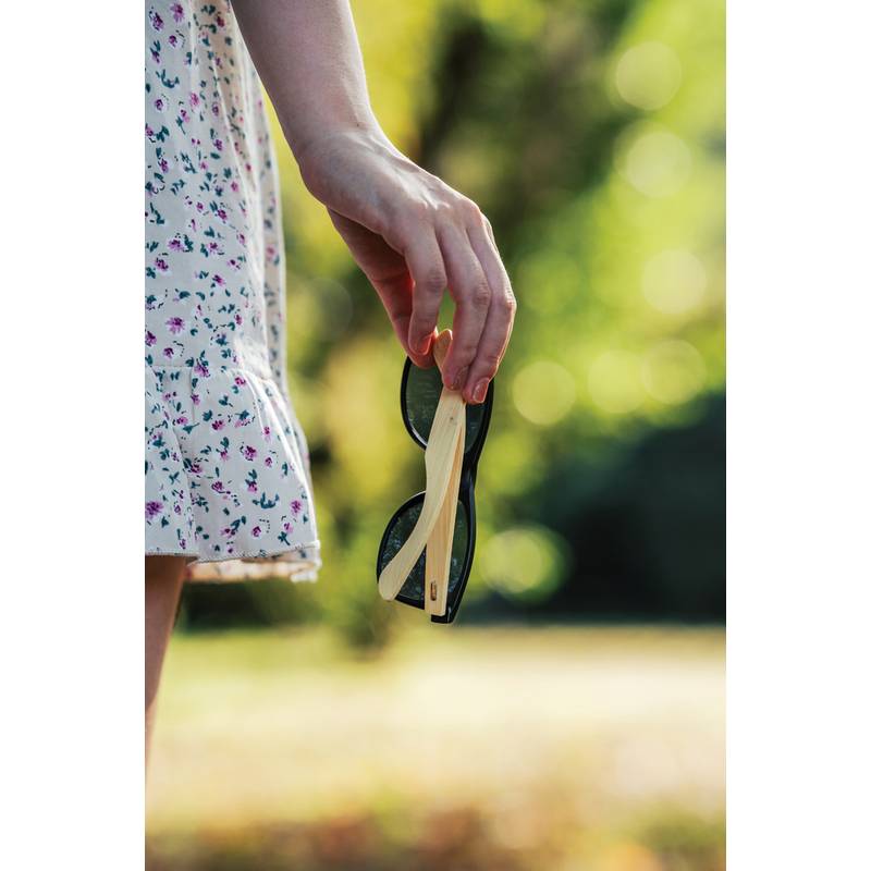 Slnečné okuliare z RCS recykl. plastu a FSC® bambusu, čierna Slnečné okuliare z RCS recykl. plastu a FSC® bambusu, čierna