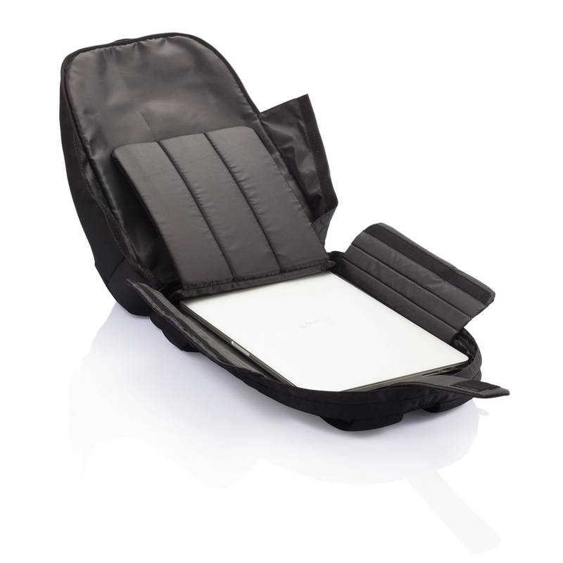 Batoh na notebook Universal Impact z RPET AWARE™, čierna Batoh na notebook Universal Impact z RPET AWARE™, čierna