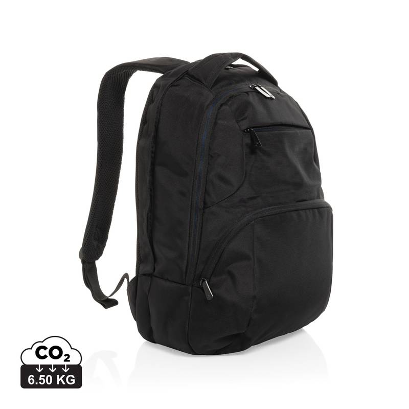 Batoh na notebook Universal Impact z RPET AWARE™, čierna Batoh na notebook Universal Impact z RPET AWARE™, čierna