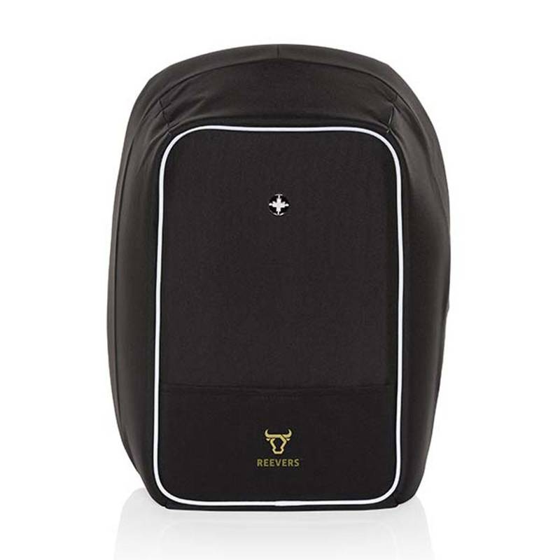 Nedobytný batoh na 15,6" notebook Swiss Peak z RPET AWARE™, čierna Nedobytný batoh na 15,6" notebook Swiss Peak z RPET AWARE™, čierna