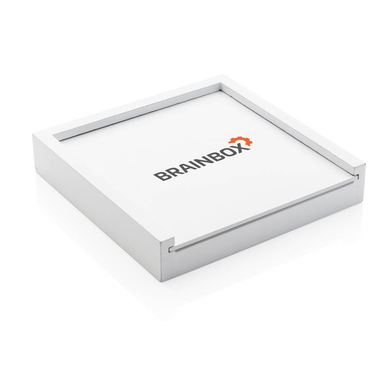 FSC® drevené piškvorky v krabičke, biela FSC® drevené piškvorky v krabičke, biela