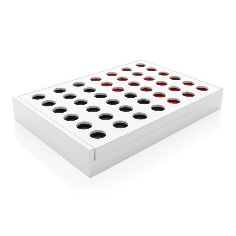 FSC® dřevěné piškvorky Connect four, biela FSC® dřevěné piškvorky Connect four, biela