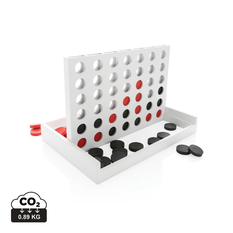 FSC® dřevěné piškvorky Connect four, biela FSC® dřevěné piškvorky Connect four, biela