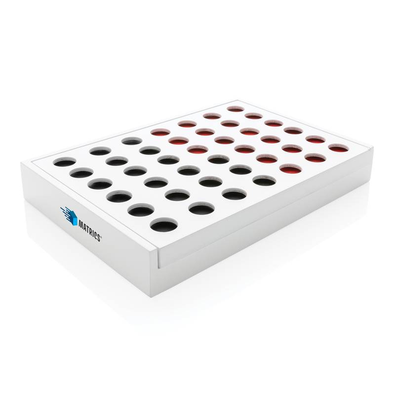 FSC® dřevěné piškvorky Connect four, biela FSC® dřevěné piškvorky Connect four, biela