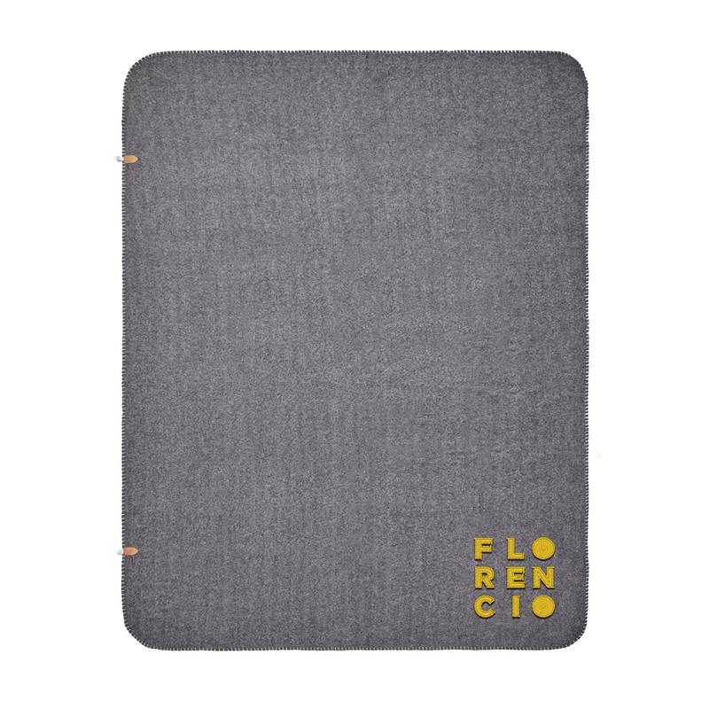 Deka z recyklovaných vlákien VINGA Bilton, sivá Deka z recyklovaných vlákien VINGA Bilton, sivá