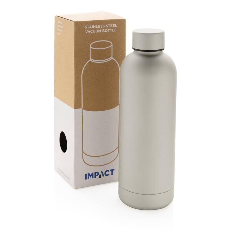 Nerezová dvoustěnná termo láhev Impact, 500ml, stříbrná Nerezová dvoustěnná termo láhev Impact, 500ml, stříbrná