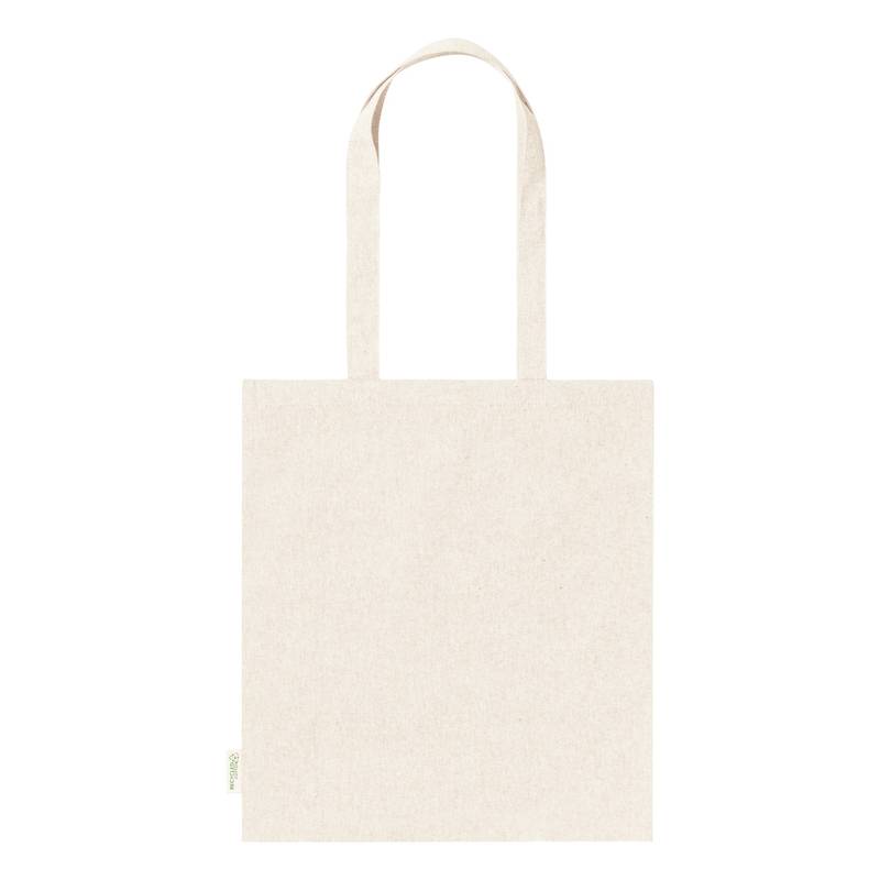 Rassel bavlněná nákupní taška, hnědá přírodní Rassel bavlněná nákupní taška, hnědá přírodní