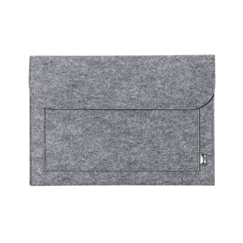 Novac RPET púzdro na laptop, sivá Novac RPET púzdro na laptop, sivá