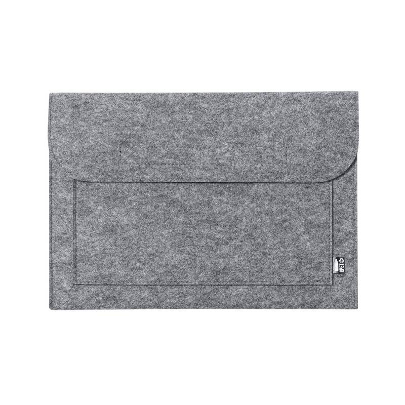 Novac RPET púzdro na laptop, sivá Novac RPET púzdro na laptop, sivá