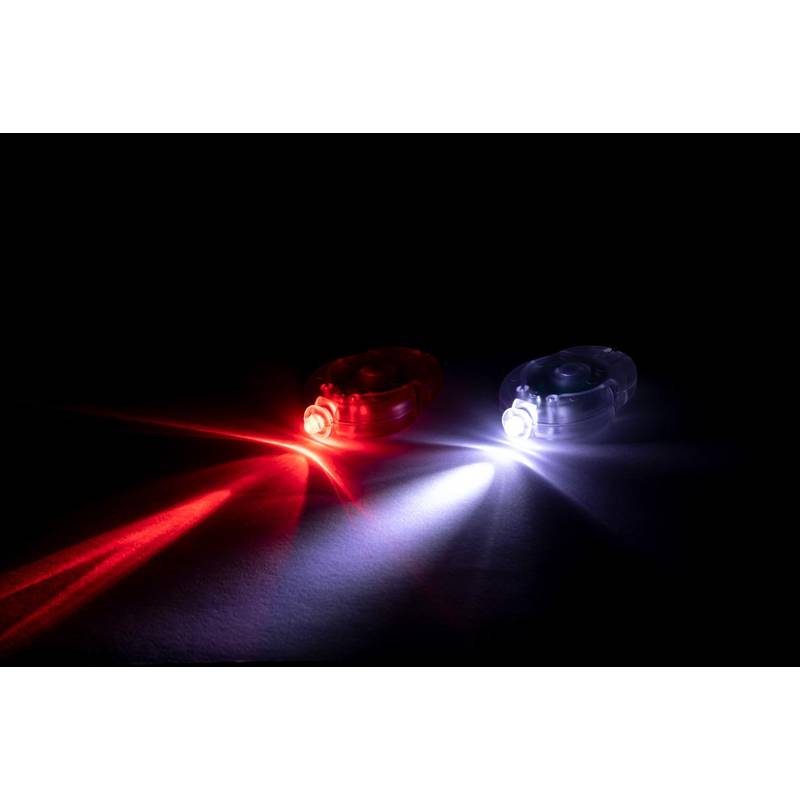 Bowel sada světel na kolo, bílá Bowel sada světel na kolo, bílá