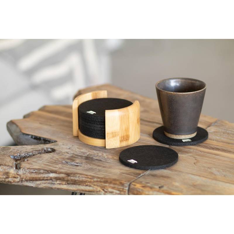 Chiang RPET sada podtácků, černá Chiang RPET sada podtácků, černá