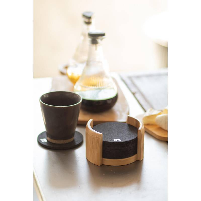 Chiang RPET sada podtácků, černá Chiang RPET sada podtácků, černá