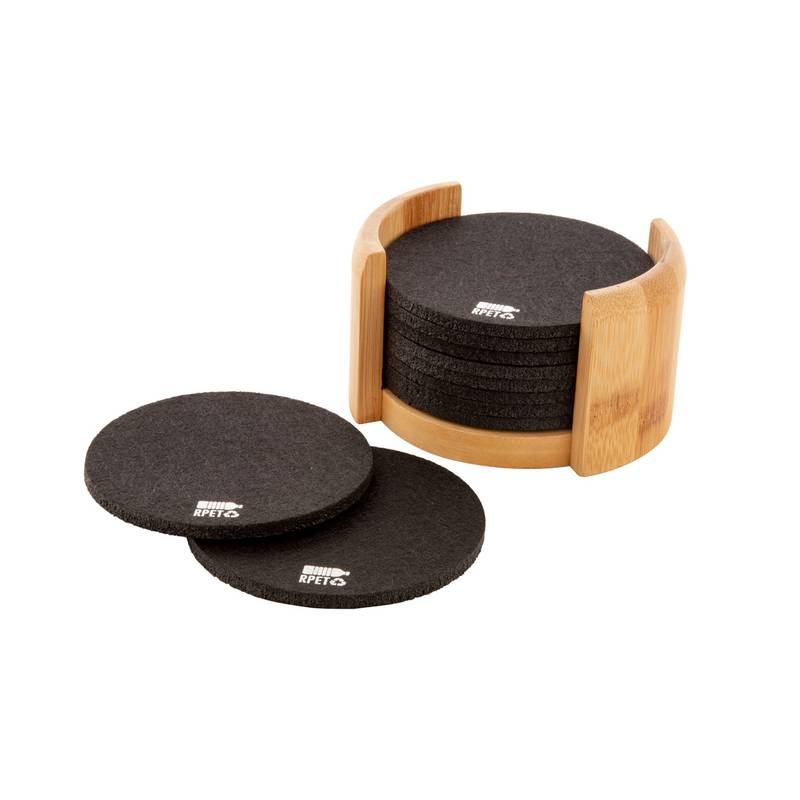 Chiang RPET sada podtácků, černá Chiang RPET sada podtácků, černá