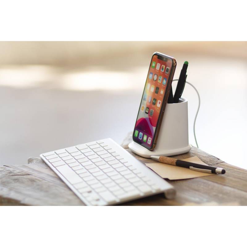 Multicharge multifunkční stojan na pera, bílá Multicharge multifunkční stojan na pera, bílá